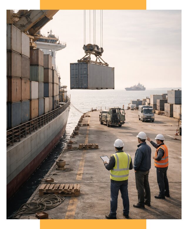 Морские перевозки грузов по миру от 45572 р. | СетСервис-Мцн