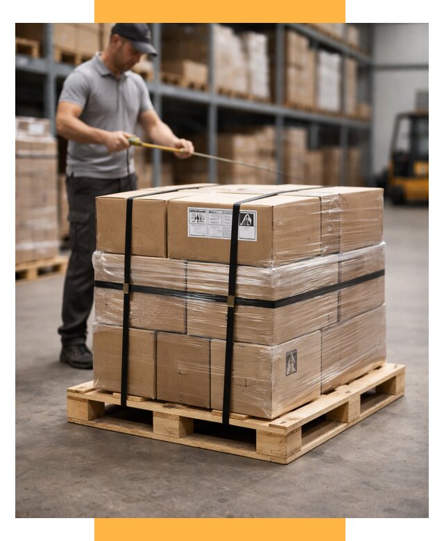 Упаковка и паллетирование грузов от 3544 р. | СетСервис-Мцн