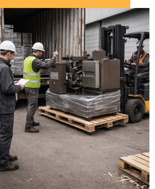 Доставка промышленного оборудования из Европы от 45572