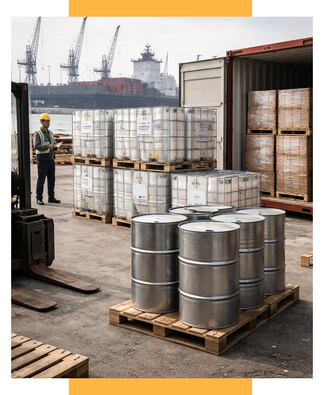 Доставка химического сырья из Индии от 253175 р. | СетСервис-Мцн