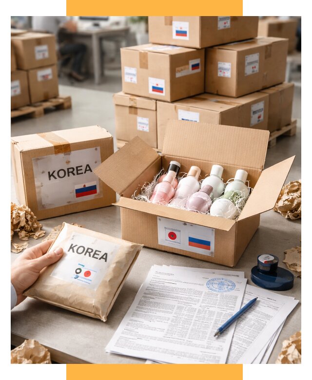 Доставка косметики из Кореи от 8608 р. под ключ | СетСервис-Мцн