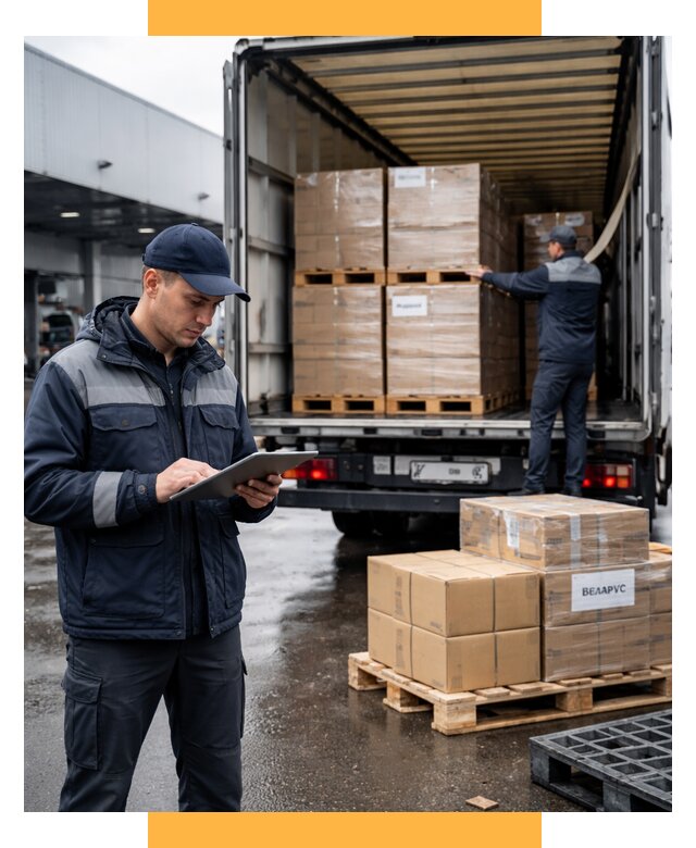 Доставка грузов из Беларуси от 15191 р. логистика СетСервис-Мцн