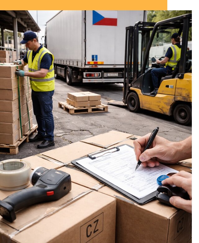 Доставка грузов в Чехию от 35445 руб, международные перевозки