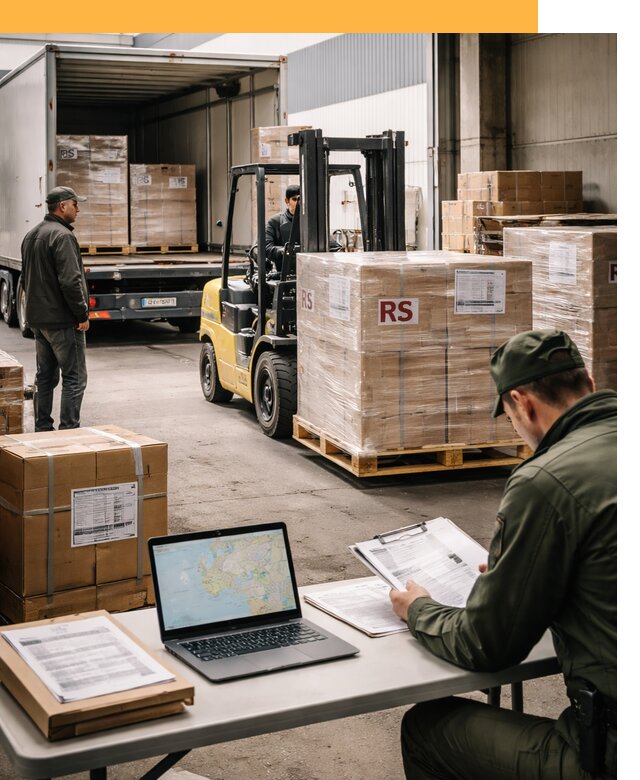 Доставка грузов в Сербию от 45572 руб, международные перевозки