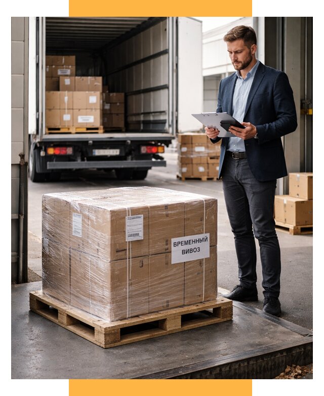 Временный вывоз товаров под ключ от 8102 р. | СетСервис-Мцн