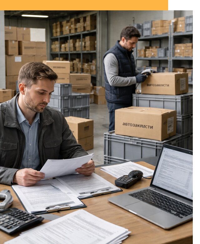 Таможенное оформление автозапчастей по выгодным тарифам от 8608