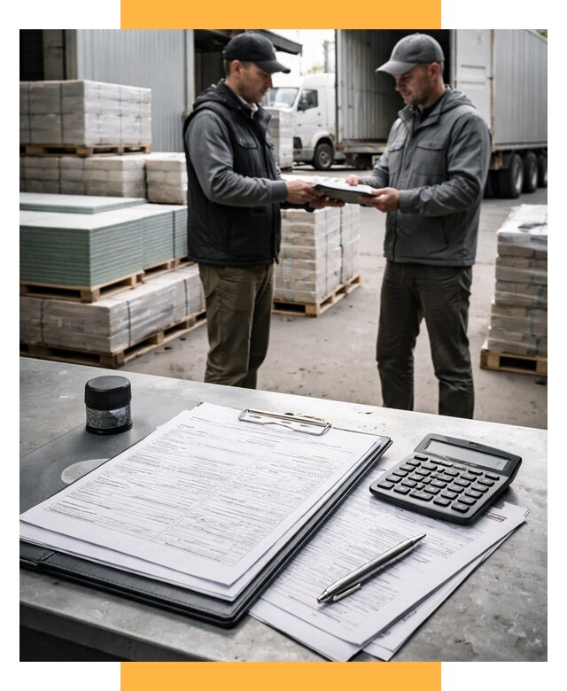 Таможенное оформление стройматериалов от 8608 р. | СетСервис-Мцн