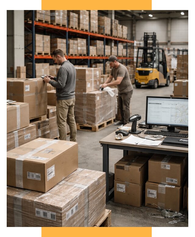 Склад консолидации в Европе от 6583 р., услуги СетСервис-Мцн